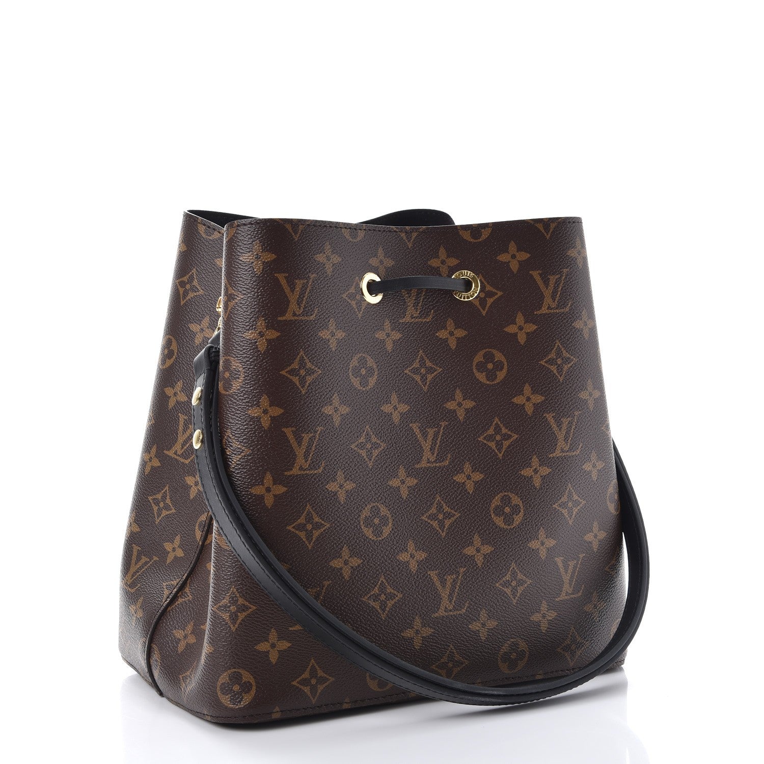 Louis Vuitton Monogram Neonoe MM Black 3 of 9