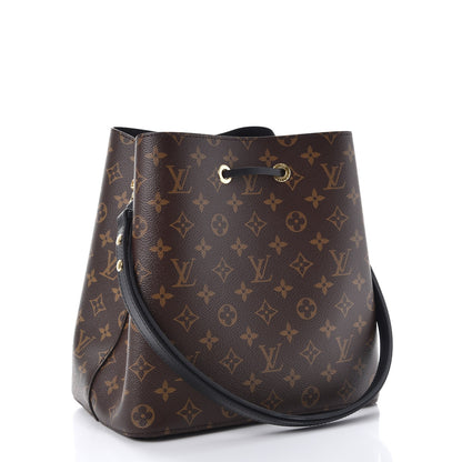 Louis Vuitton Monogram Neonoe MM Black 3 of 9