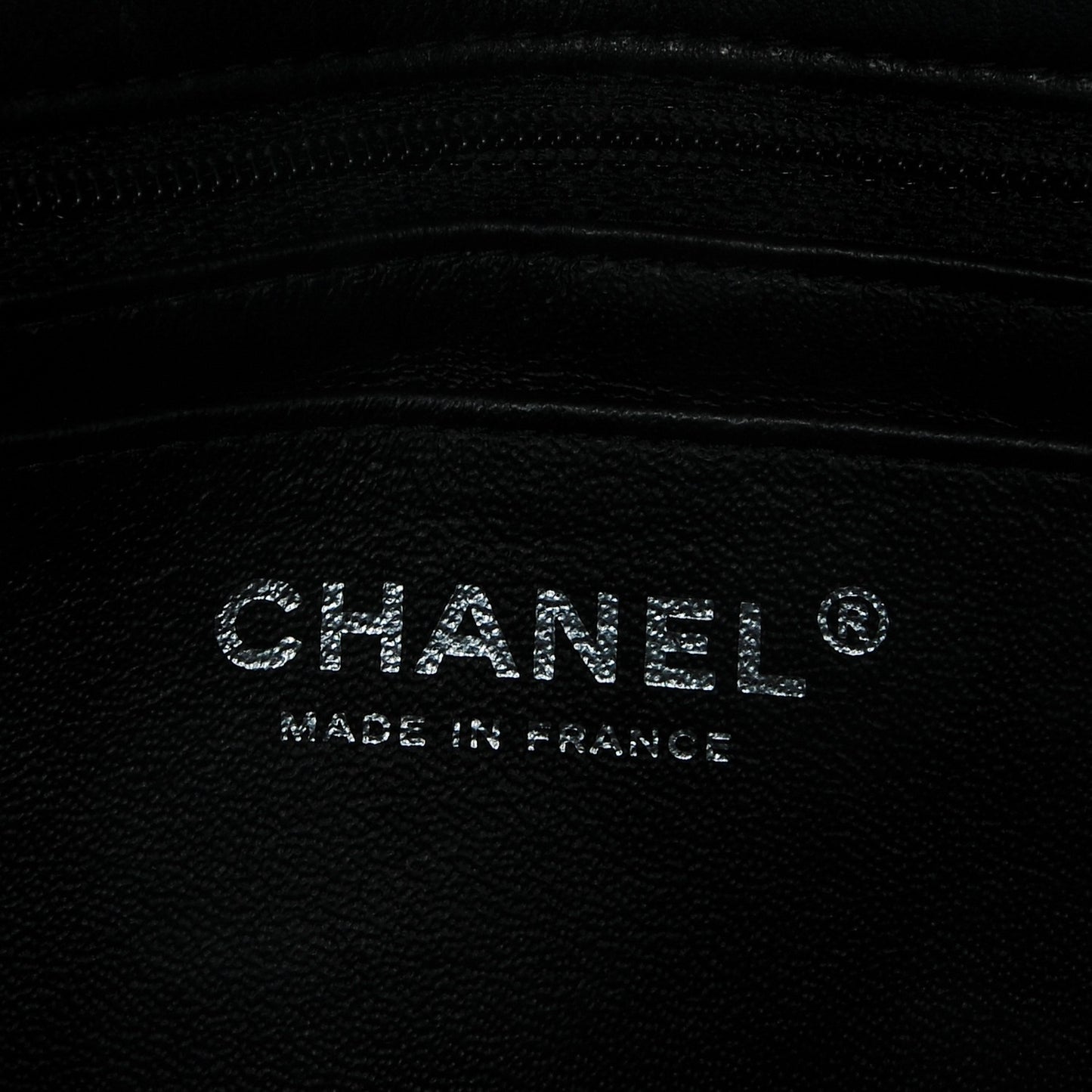 Lambskin Chevron Quilted Mini Rectangular Flap So Black