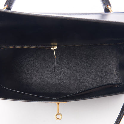Hermes Box Kelly Retourne 32 Black 14 of 33