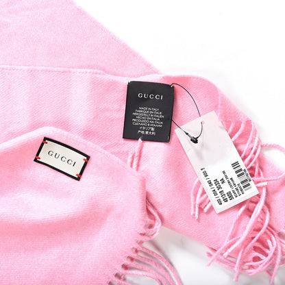 Gucci Silk Cashmere Sequins Lovesh Scarf Roseate 4 of 4