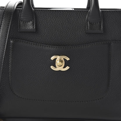 Chanel Grained Calfskin Mini Neo Executive Shopper Tote Black 10 of 10