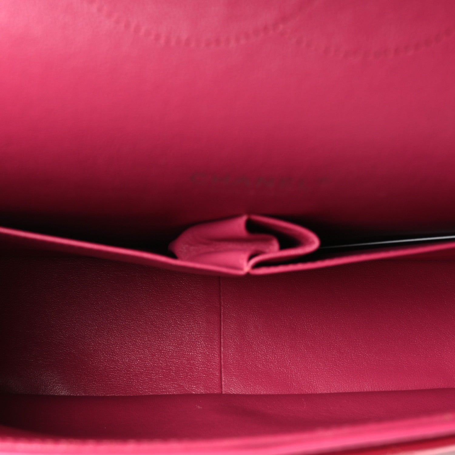 Chanel Patent Maxi Quilted Double Flap Dark Pink 5 of 11