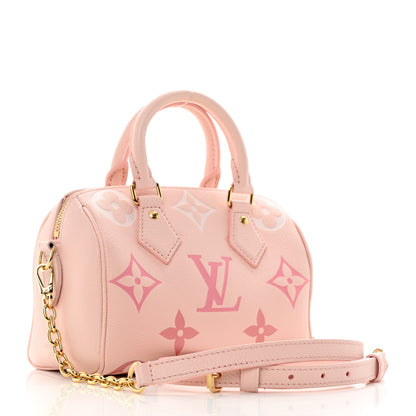 Louis Vuitton Empreinte Monogram Giant Speedy Bandouliere 20 Degrade Rose Pink 3 of 10