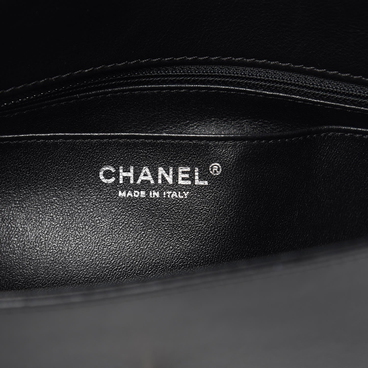 Chanel Calfskin Quilted Large Rock My Shoulder Flap Black 6 of 16