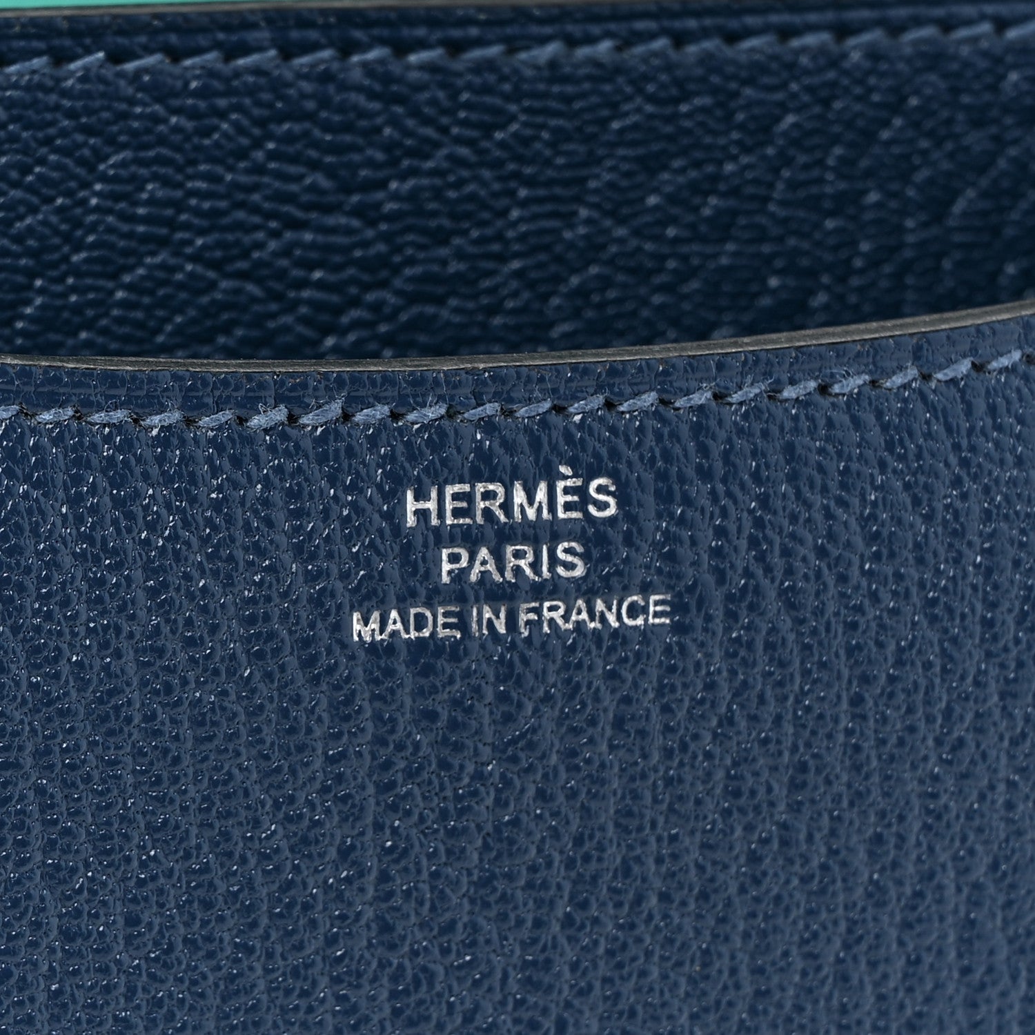 Hermes Chevre Mysore Verso Constance 18 Deep Bleu Vert Verone 7 of 16