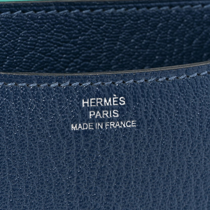 Hermes Chevre Mysore Verso Constance 18 Deep Bleu Vert Verone 7 of 16