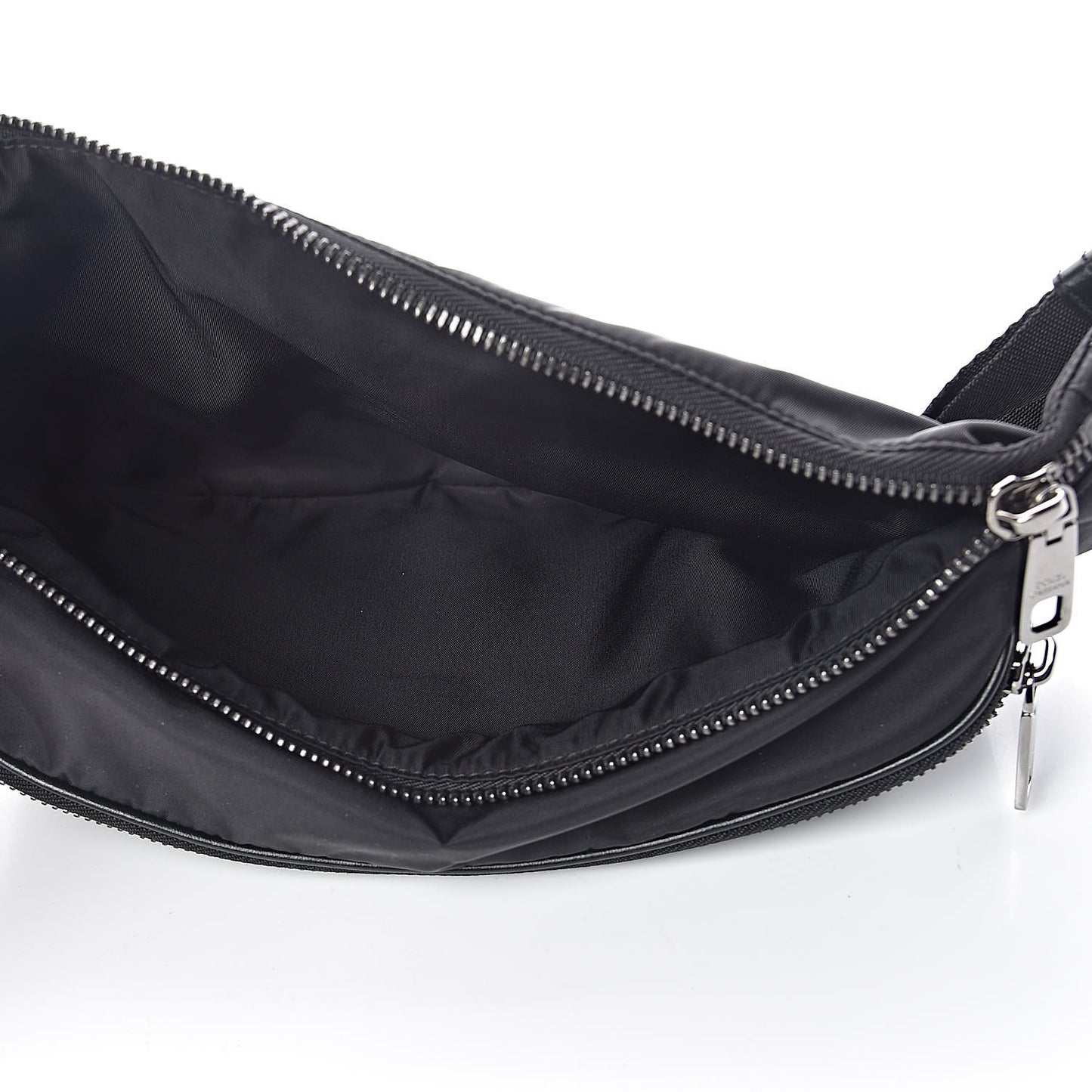 Nylon Logo Belt Bag Black Multicolor