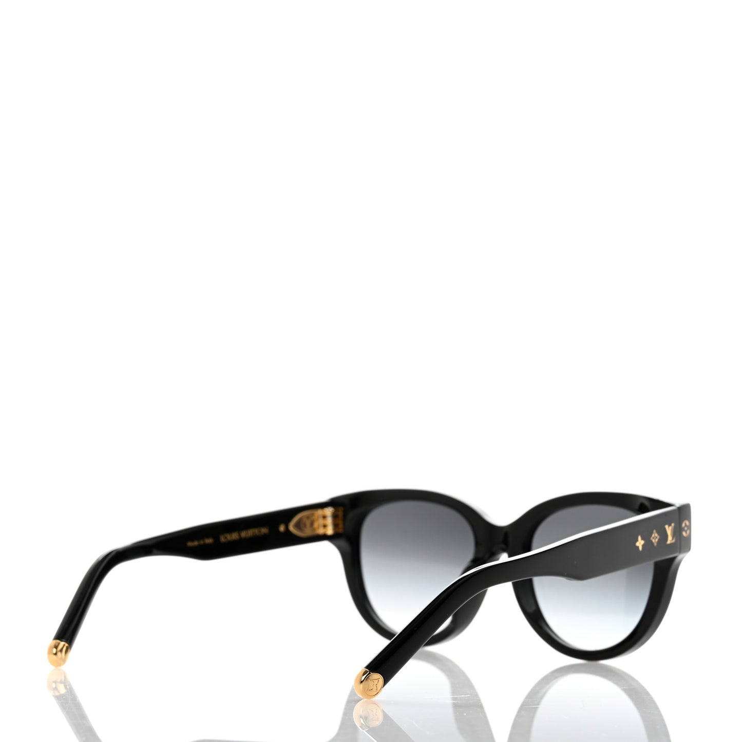Acetate My Monogram Square Sunglasses Z1526E Black
