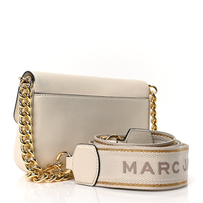 Marc Jacobs Calfskin The J Marc Shoulder Bag Cloud White 3 of 10