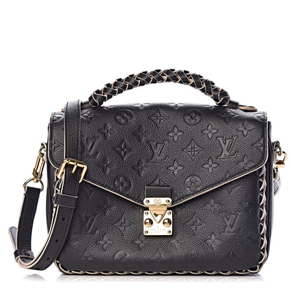 Louis Vuitton Empreinte Braided Pochette Metis Black 1 of 10