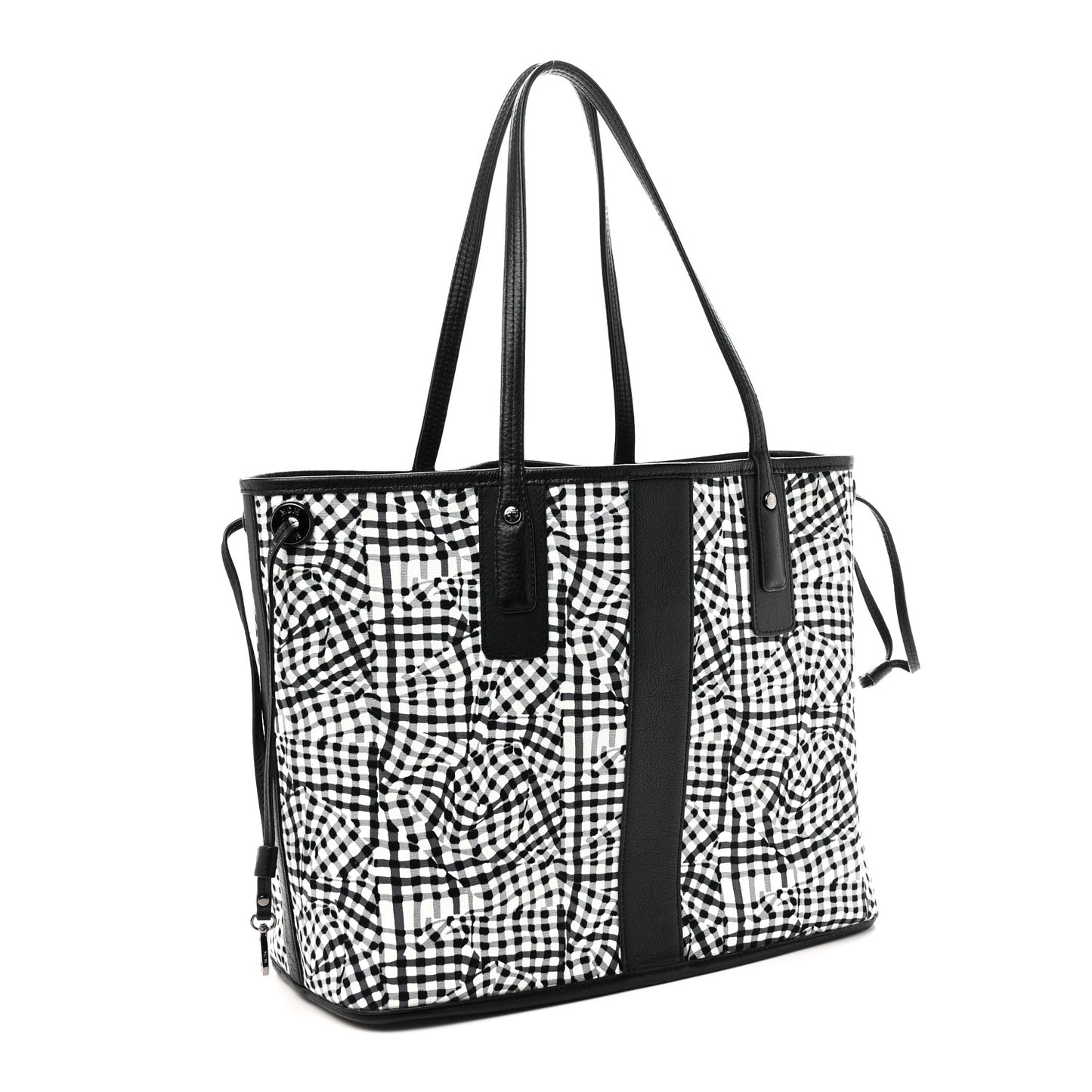 Visetos Medium Liz Reversible Shopper Tote Black