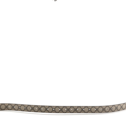 Gucci X BALENCIAGA BB Supreme Monogram Belt 85 34 Beige Ebony 5 of 5