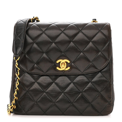 Chanel Lambskin Quilted Flap Bag Black 1 of 12