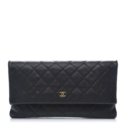 Chanel Caviar Quilted CC Beauty Clutch Black 1 of 11