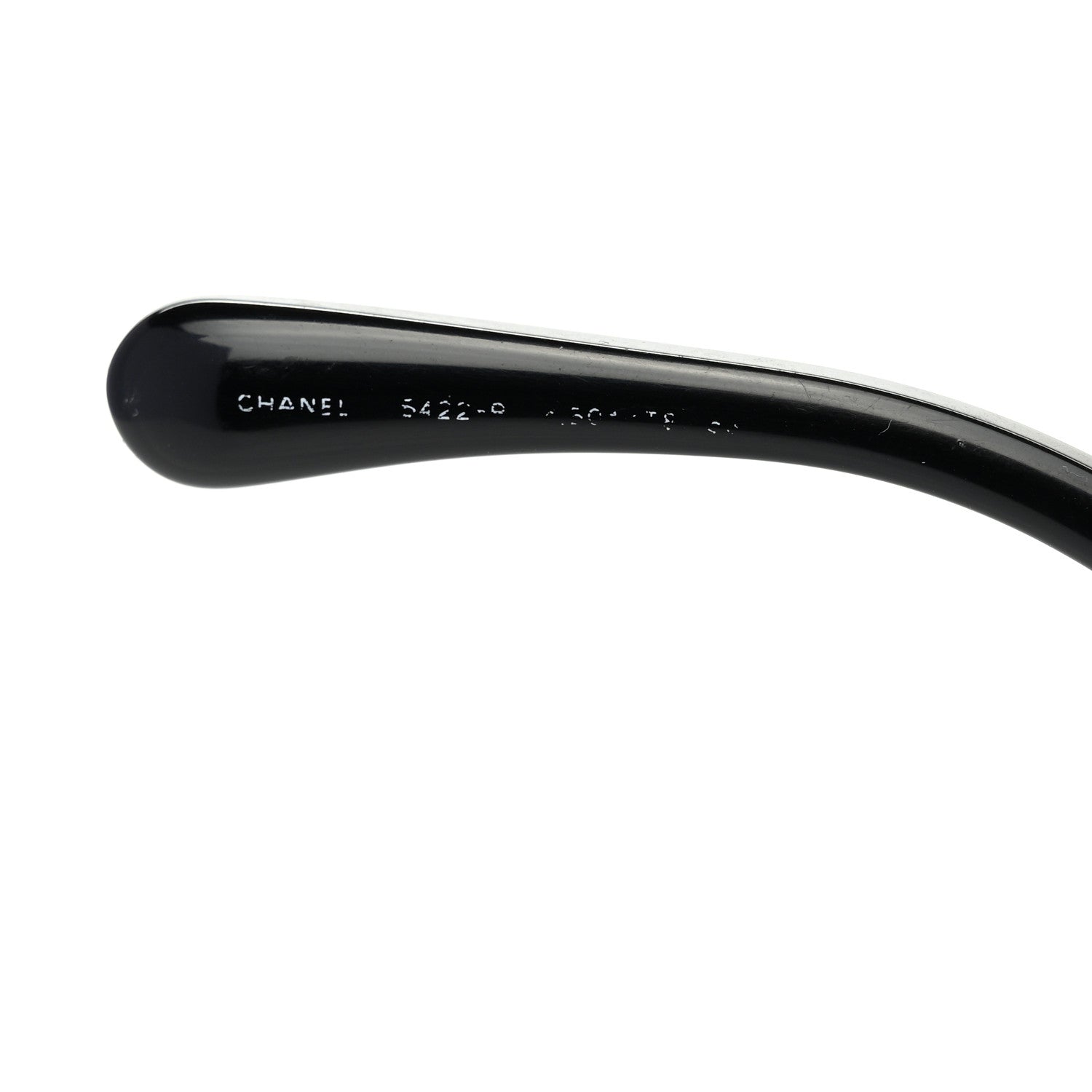Chanel Acetate Strass Polarized Square Sunglasses 5422 Black 6 of 7