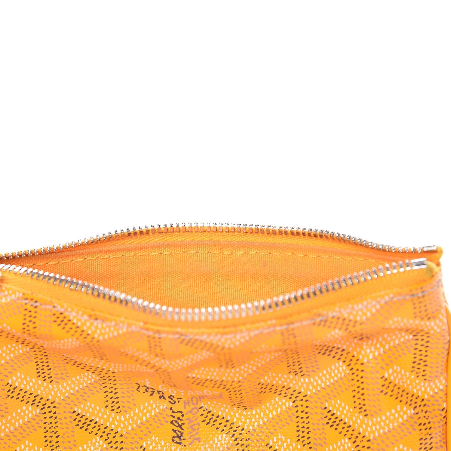 Goyard Goyardine Mini Senat Pochette Yellow 11 of 13