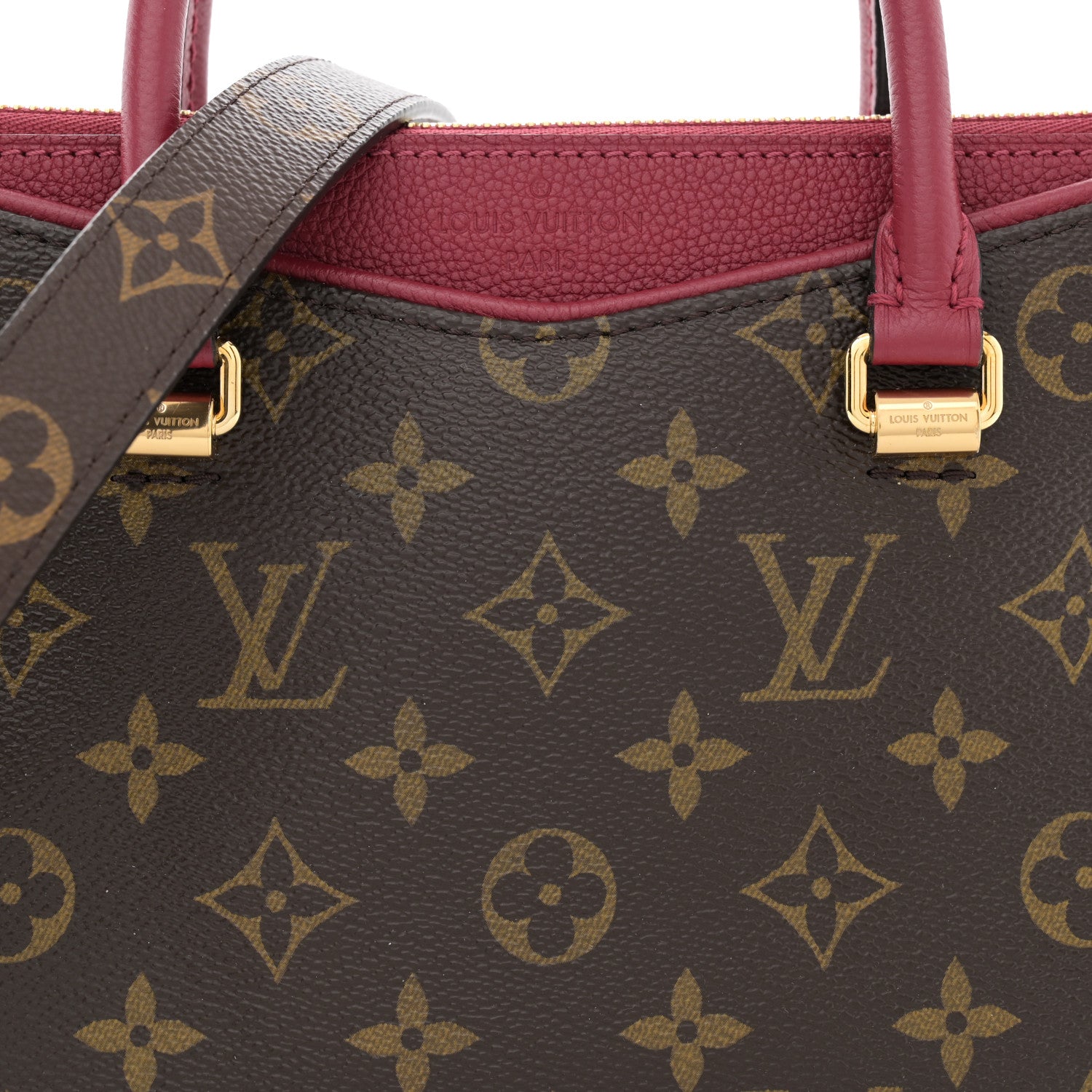 Louis Vuitton Monogram Pallas Full BB Lie De Vin 8 of 12