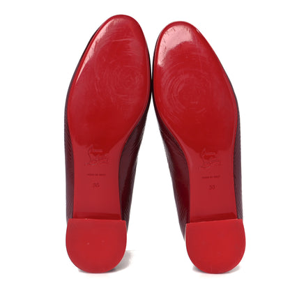 Christian Louboutin Patent Sweetie Jane Ballerina Flats 38 Loubi 6 of 9