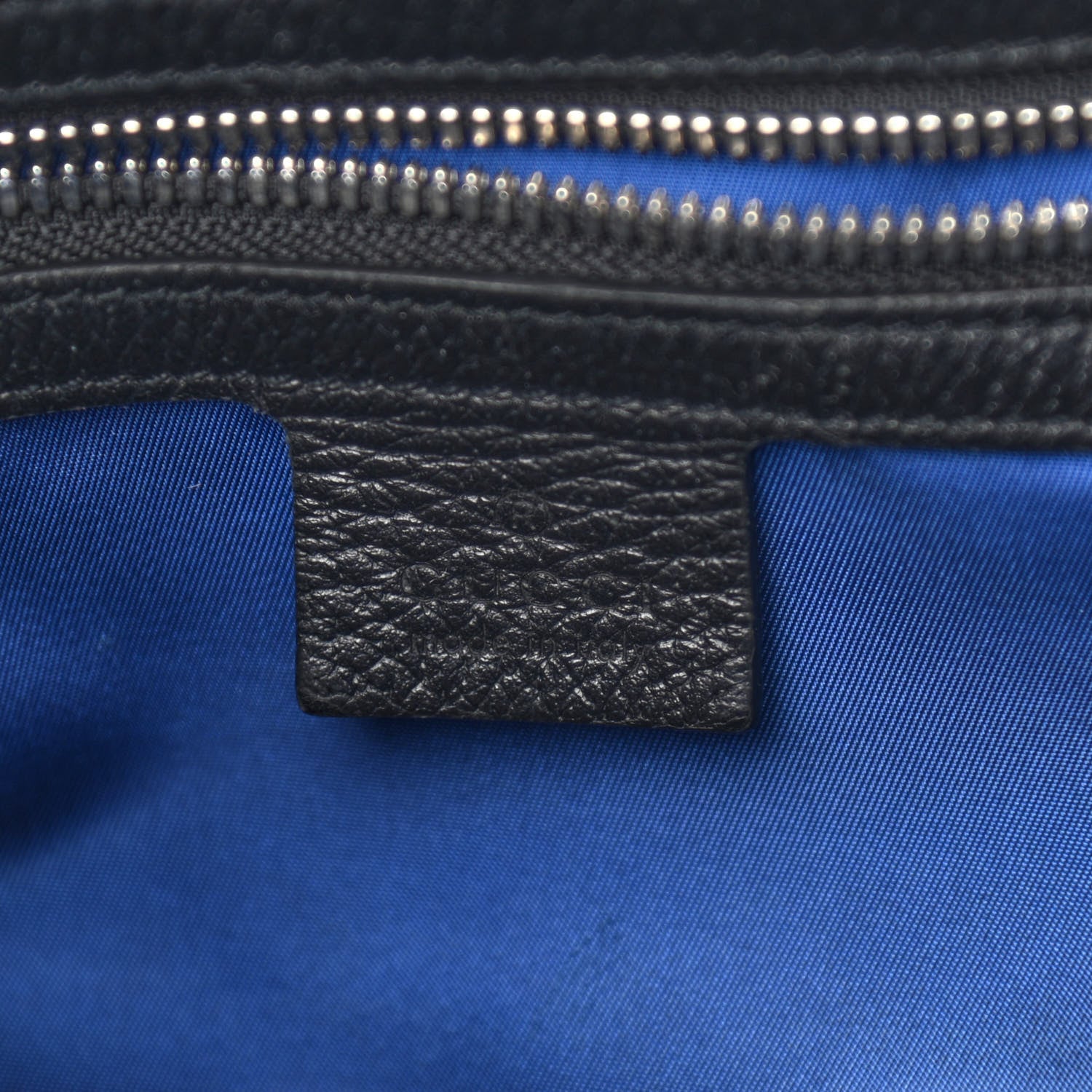 Gucci Econyl Nylon Monogram Off The Grid Utility Pocket Backpack Guilted Blue Black 6 of 10
