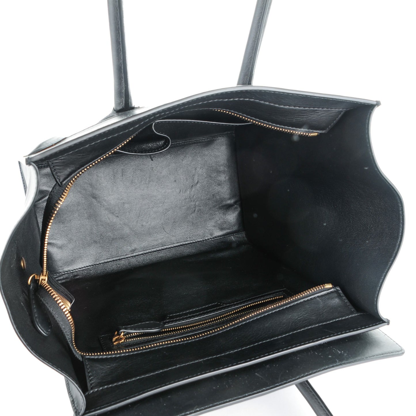 Smooth Calfskin Mini Luggage Black