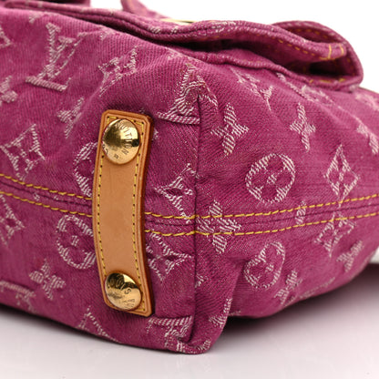 Louis Vuitton Denim Baggy PM Fuchsia 19 of 25