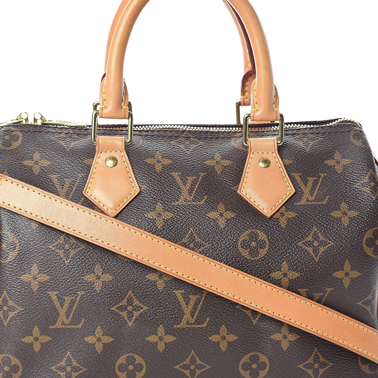 Louis Vuitton Monogram Speedy Bandouliere 25 8 of 10