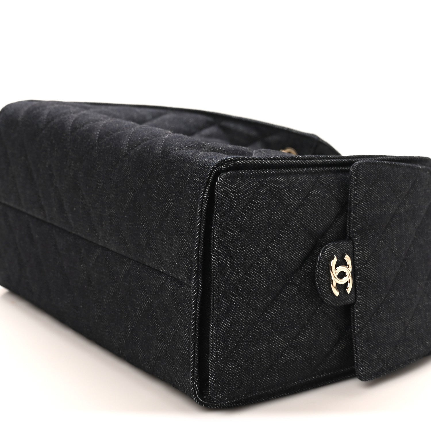 Chanel Denim Quilted Medium Chanel 25 Handbag Dark Blue 11 of 11