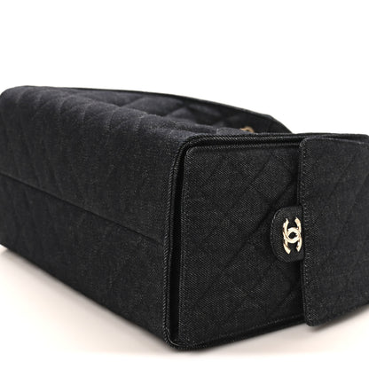 Chanel Denim Quilted Medium Chanel 25 Handbag Dark Blue 11 of 11