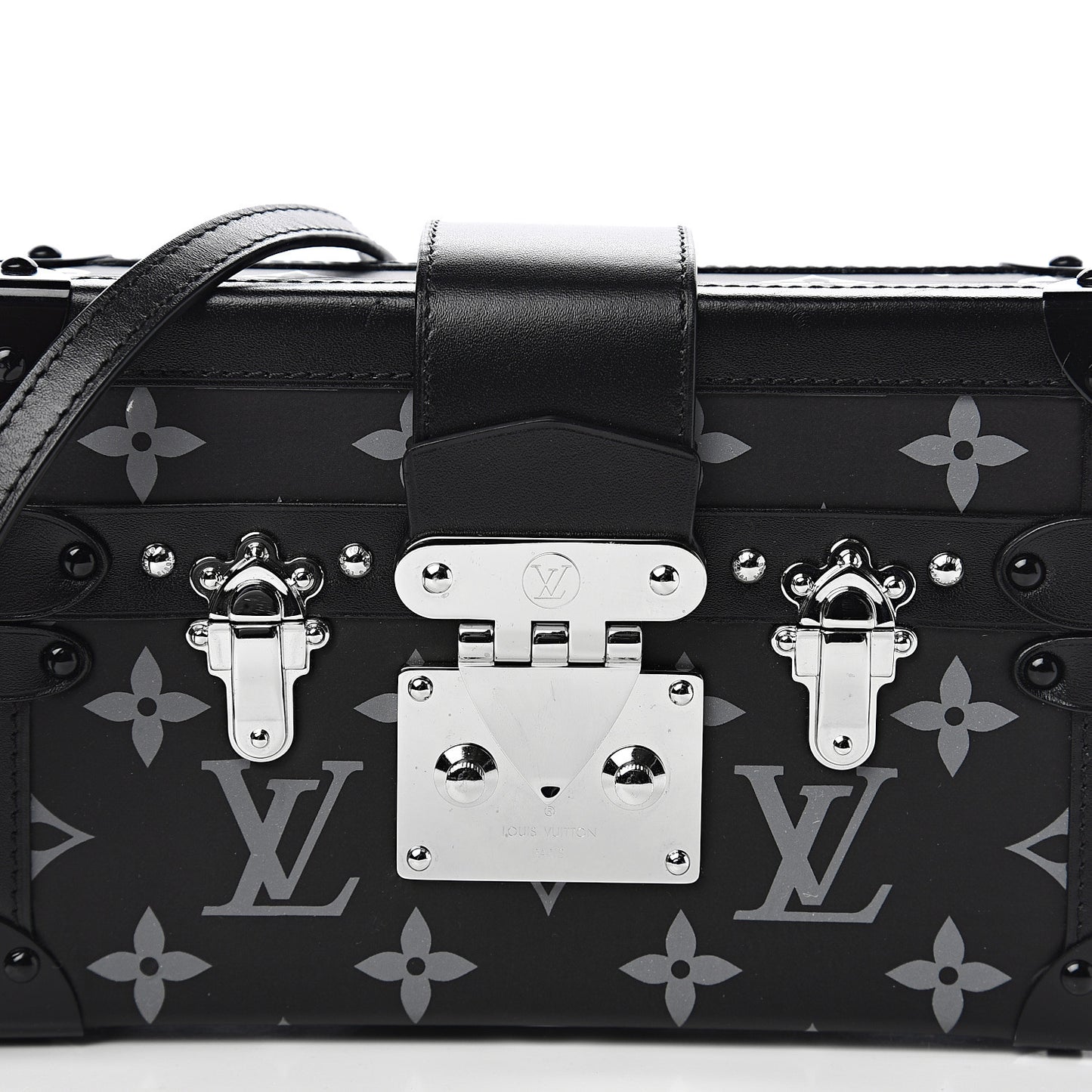 Reflective Petite Malle Black