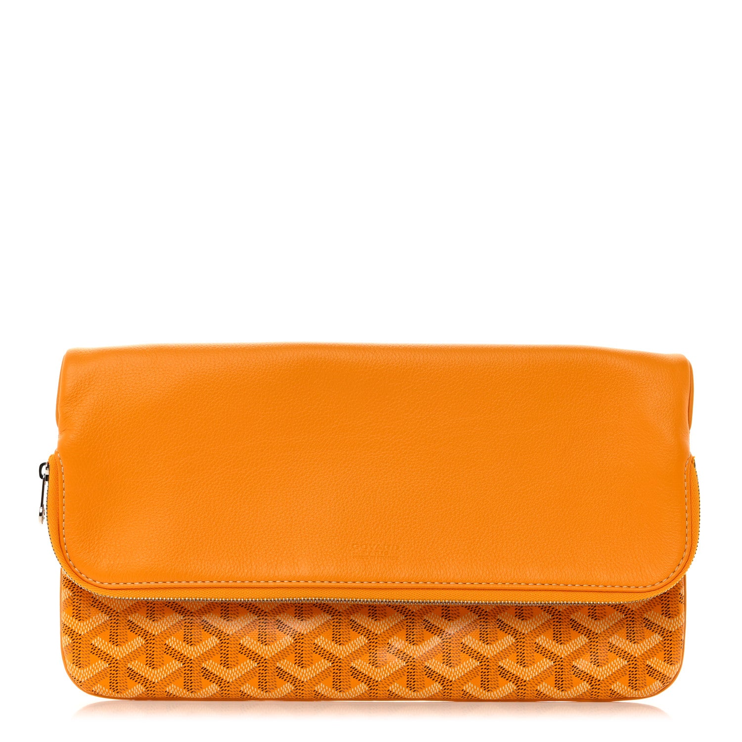Goyard Goyardine Sainte Marie Soft Clutch Yellow 1 of 9