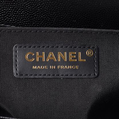 Chanel Caviar Quilted Medium Boy Flap Black 6 of 11