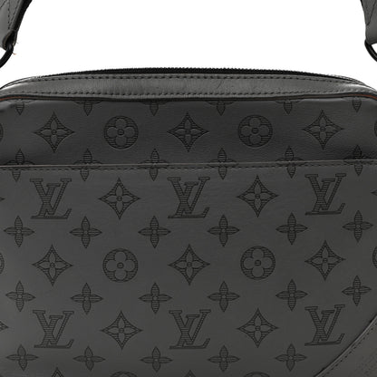 Louis Vuitton Calfskin Monogram Shadow Duo Messenger Anthracite Gray 7 of 11