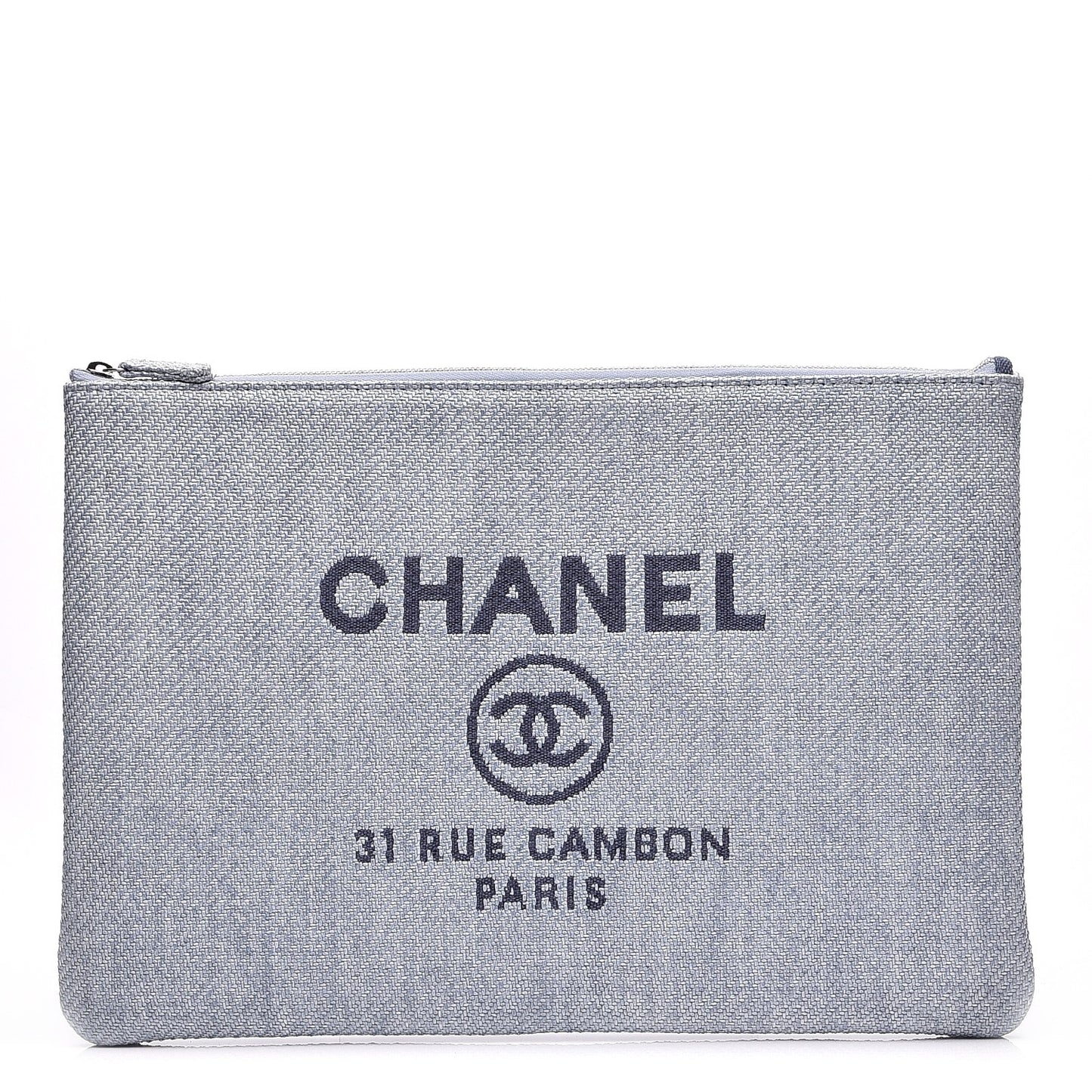 Canvas Large Deauville Pouch Blue