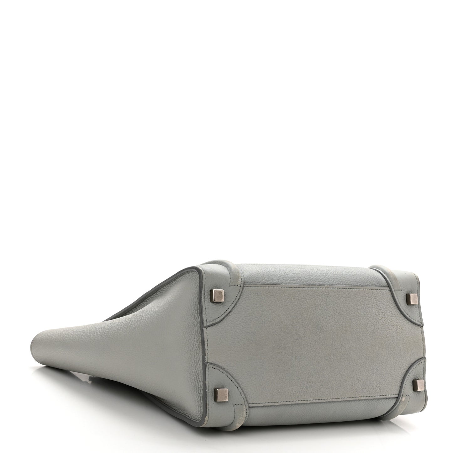 Drummed Calfskin Micro Luggage Sky