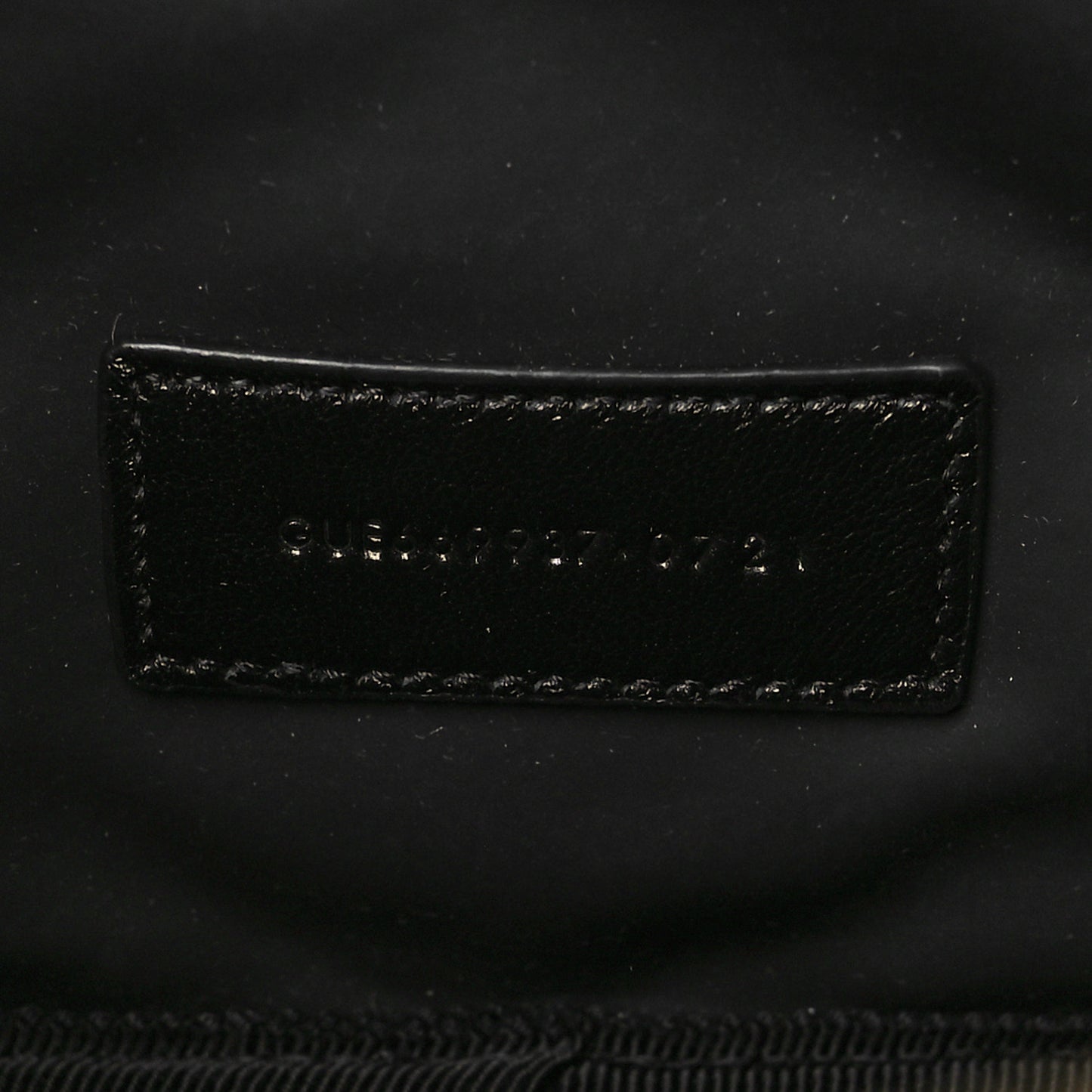 Lambskin Quilted Lolita Cosmetic Pouch Black