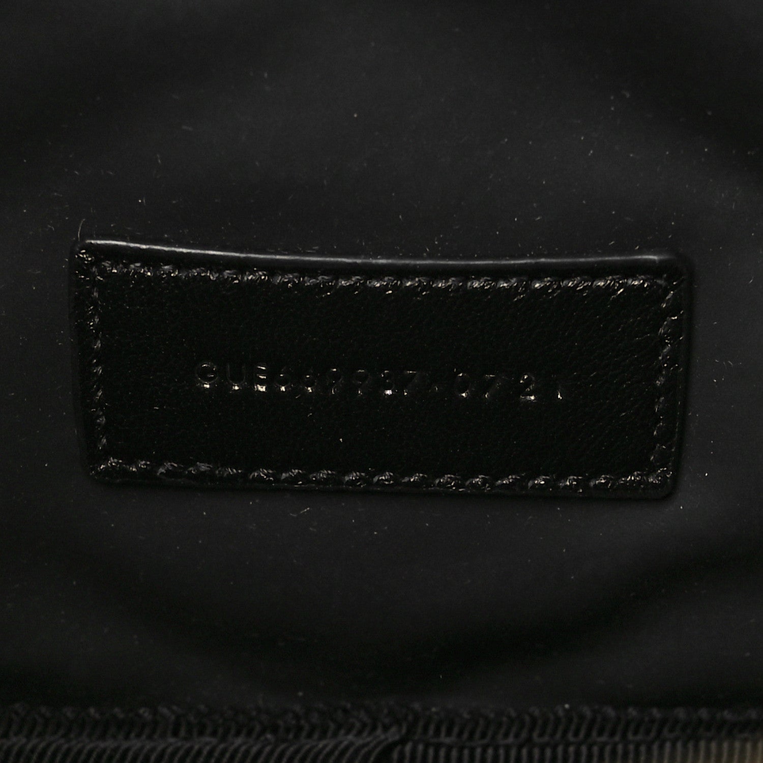 Saint Laurent Lambskin Quilted Lolita Cosmetic Pouch Black 6 of 9
