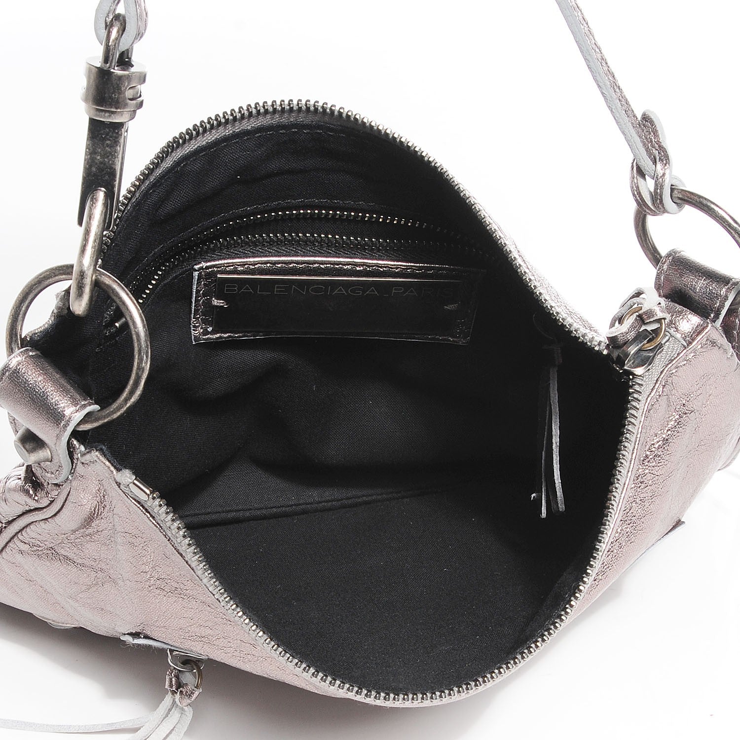 Balenciaga Agneau Large Shoulder Pewter 9 of 11