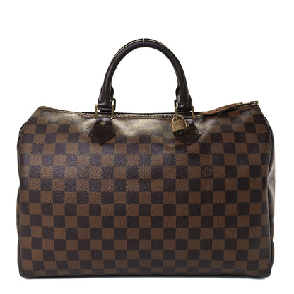 Louis Vuitton Damier Ebene Speedy 35 1 of 10