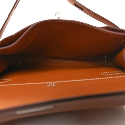 Hermes Epsom Kelly Depeches 25 Pouch Gold 4 of 10