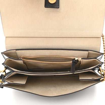 Chloe Suede Calfskin Medium Faye Shoulder Bag Black 5 of 10