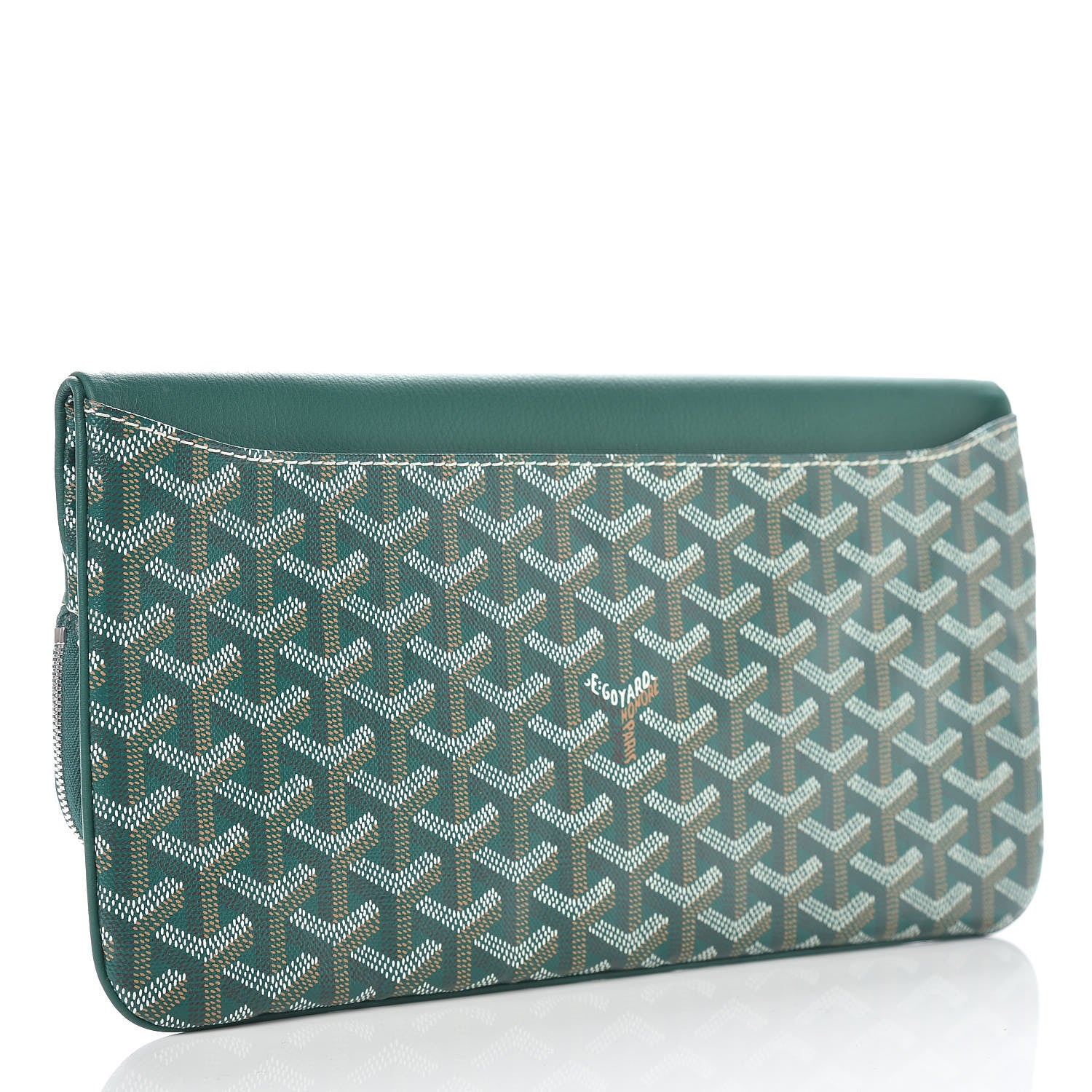 Goyard Goyardine Sainte Marie Soft Clutch Green 4 of 11
