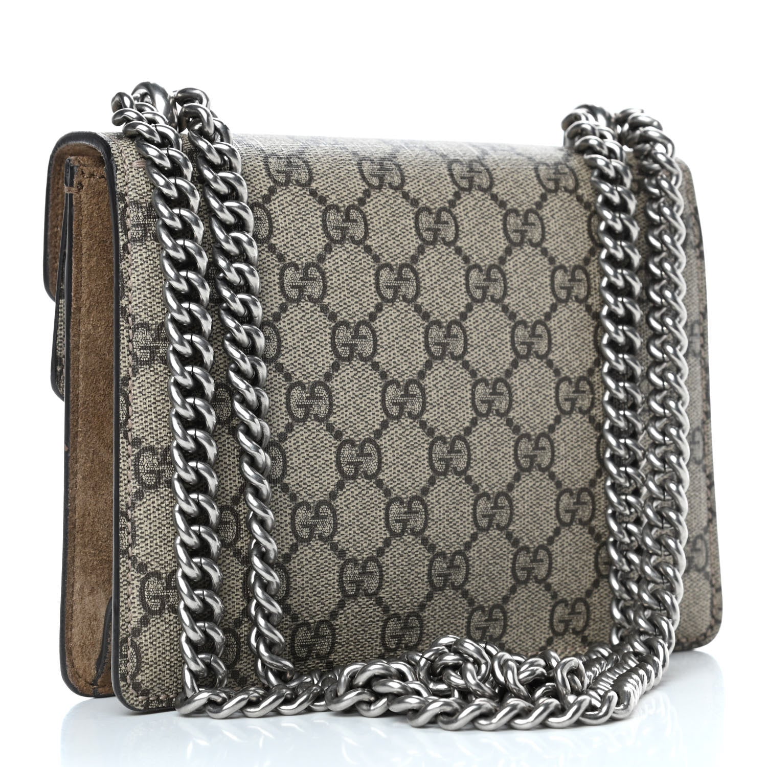 Gucci GG Supreme Monogram Mini Dionysus Shoulder Bag Taupe 2 of 5