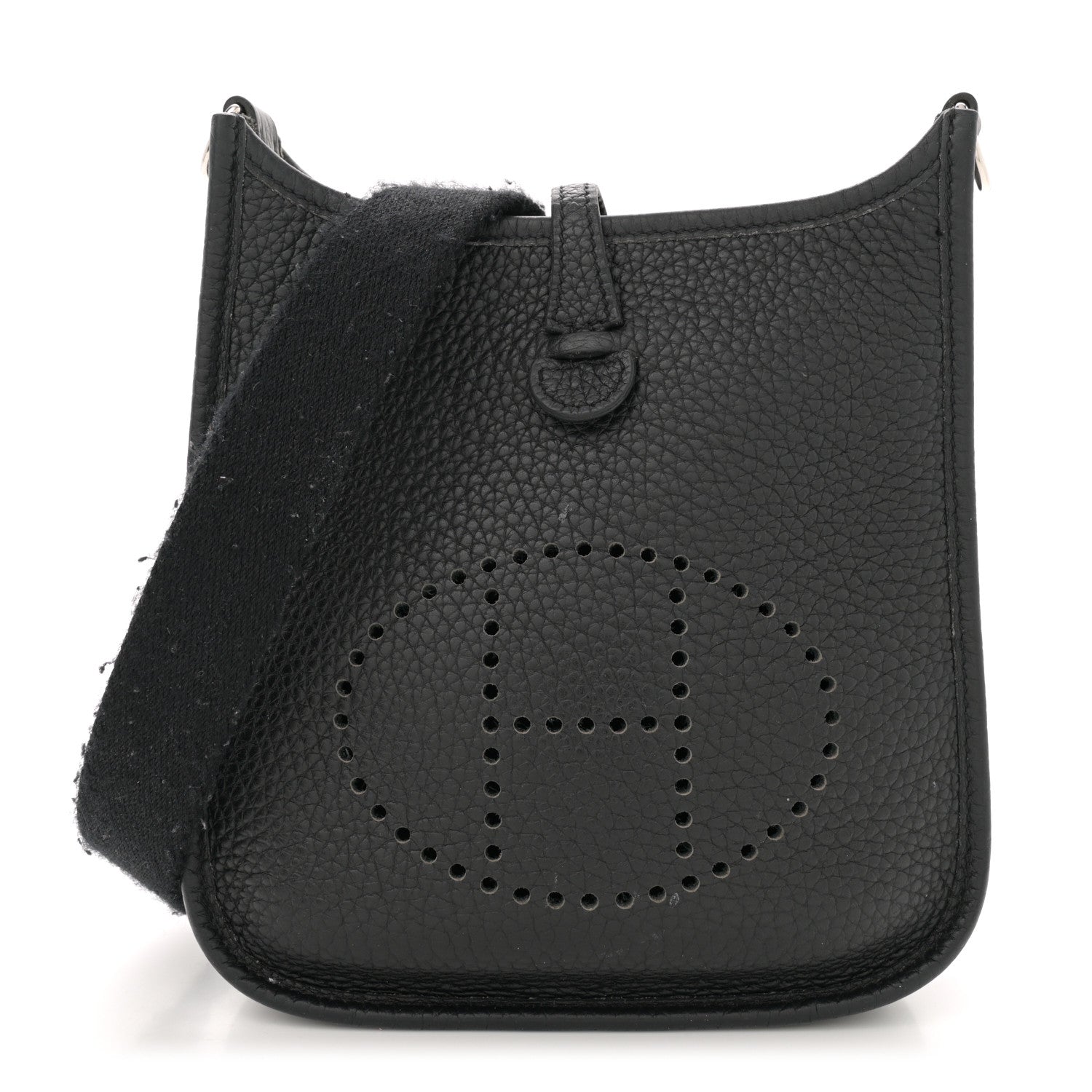 Hermes Taurillon Clemence Evelyne TPM Black 1 of 13