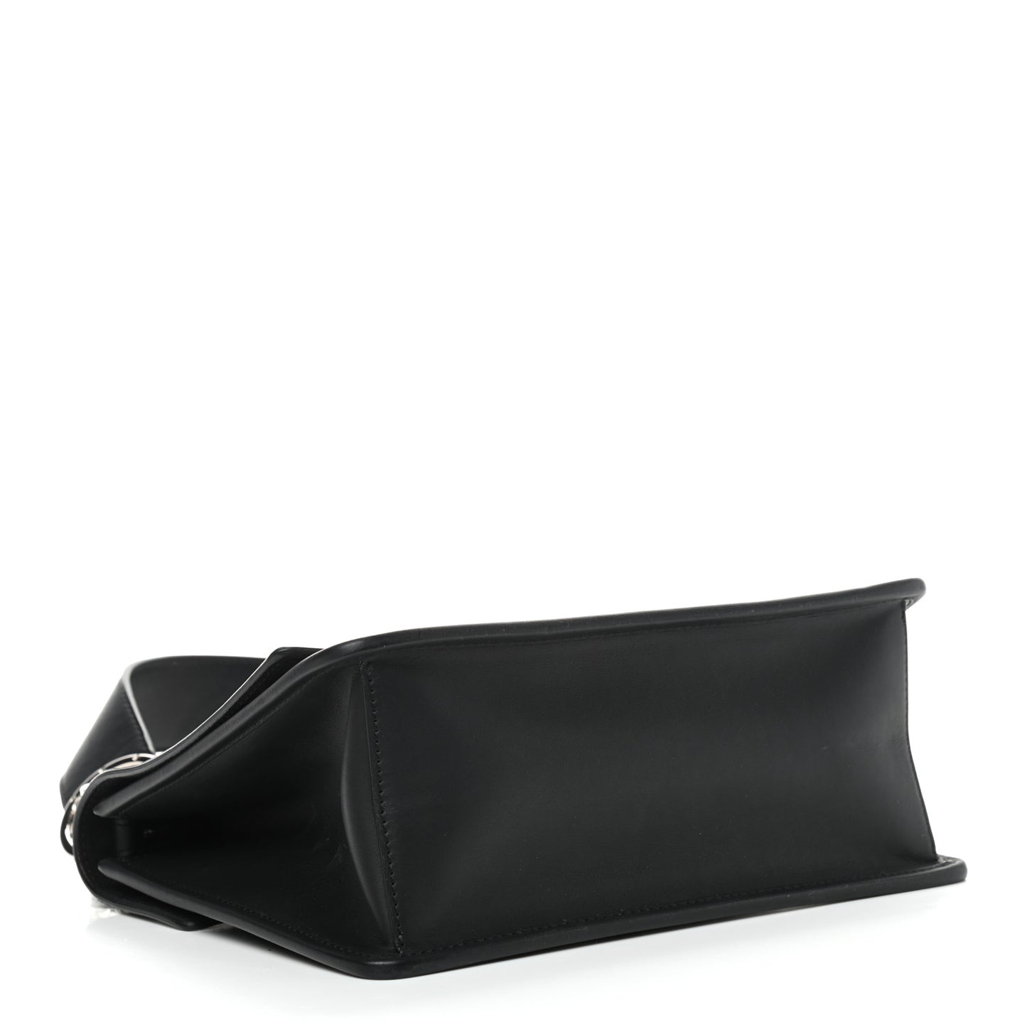 Vitello Century Velvet F is Fendi FF Kan I Shoulder Bag Black Tobacco