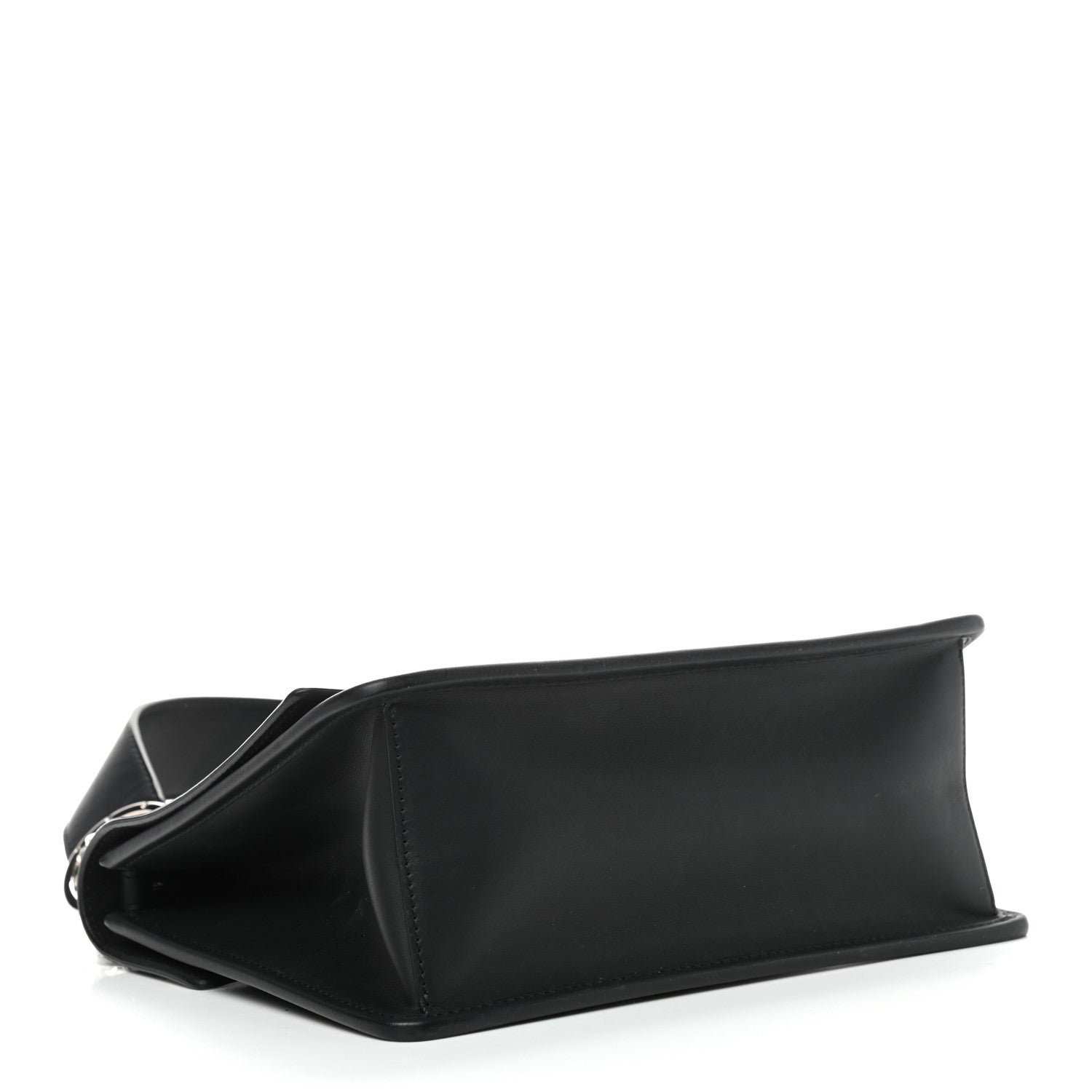 Fendi Vitello Century Velvet F is Fendi FF Kan I Shoulder Bag Black Tobacco 4 of 10