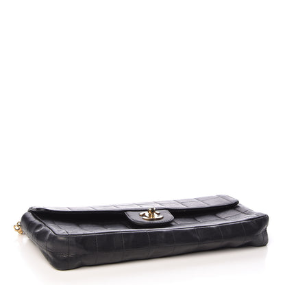 Chanel Lambskin East West Chocolate Bar Flap Black 4 of 15