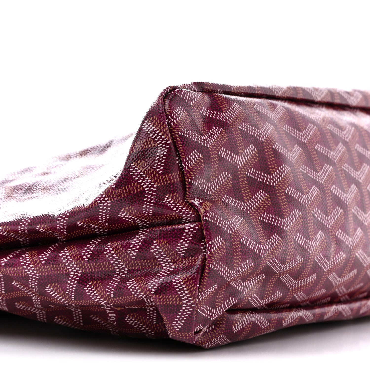 Goyard Goyardine Fidji Zip Hobo Burgundy 9 of 14