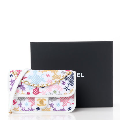 Chanel Lambskin Lace Patchwork Flap Bag Multicolor 12 of 12