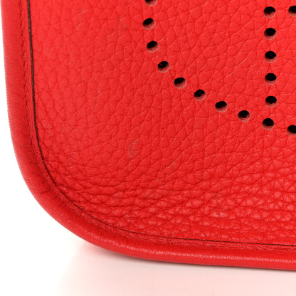 Hermes Taurillon Clemence Evelyne TPM Rouge De Coeur 12 of 15